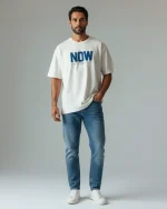 Camiseta Oversized Allyia NOW